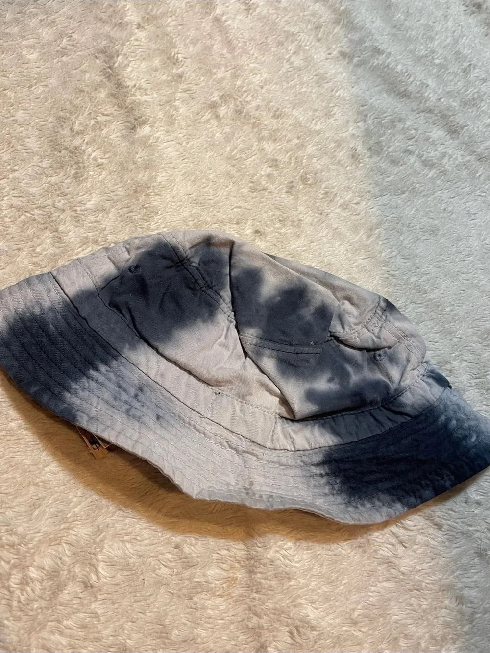 Clearwater Beach Florida Tie-Dye Bucket Hat - Black & Gray NWT
